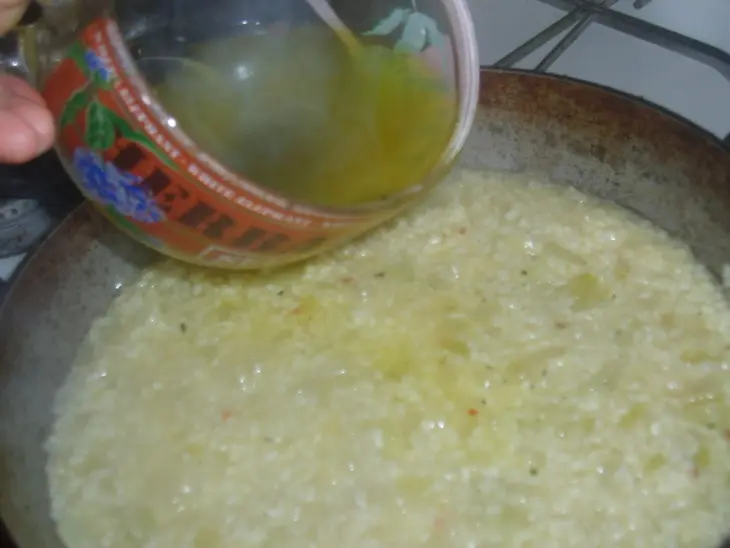 Ризотто с киви: шаг 3