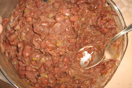 Лобиани-хачапури с фасолью: шаг 3