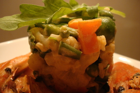 Креветки с овощами в сливочном соусе: шаг 1