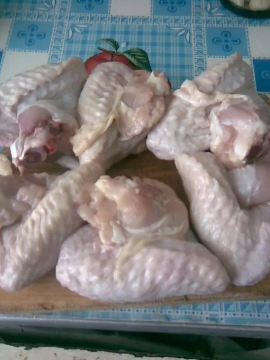 Мясо"треугольники": шаг 1