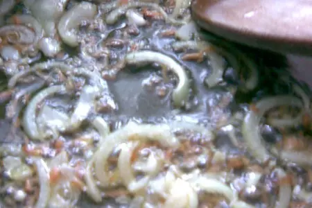 Мясо"треугольники": шаг 6