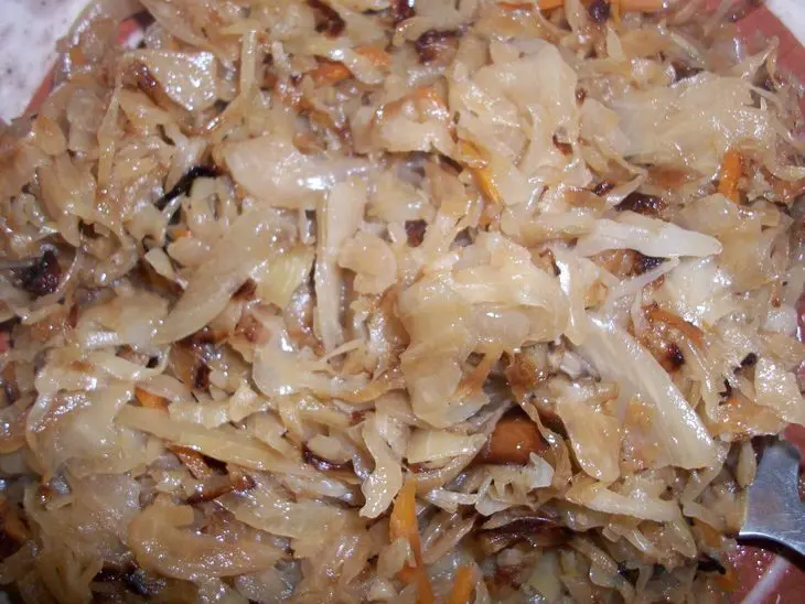 Зразы манные с капустой: шаг 2