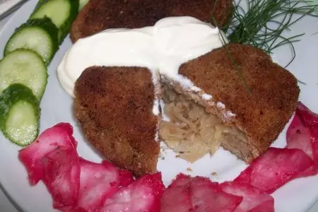 Зразы манные с капустой: шаг 6
