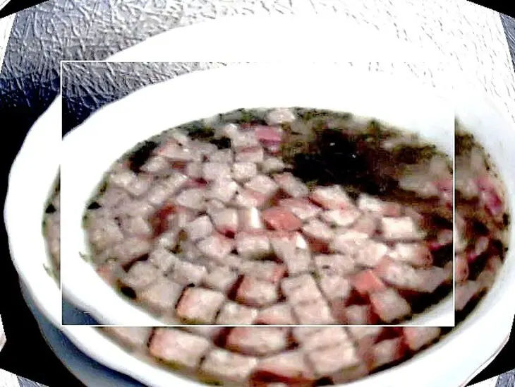 Суп с горохом, беконом и сухариками: шаг 2