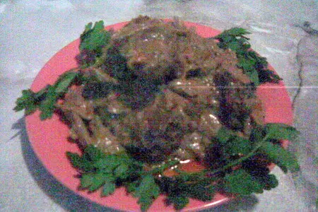 Куриная печеночка, тушеная с капустой: шаг 1