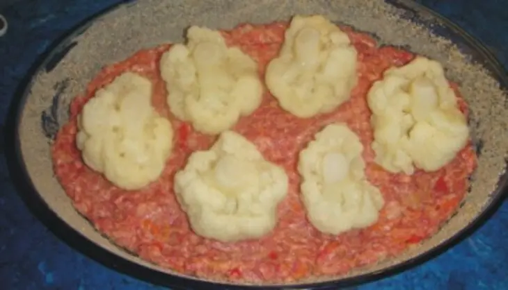 Мясная запеканка с цветной капустой.: шаг 2