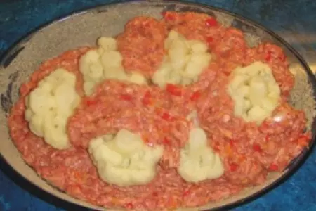 Мясная запеканка с цветной капустой.: шаг 3