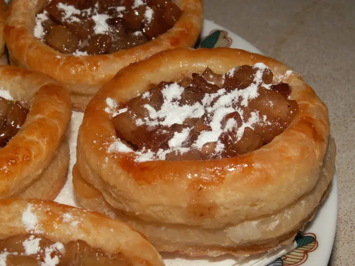 Корзиночки с яблоками в карамели: шаг 5