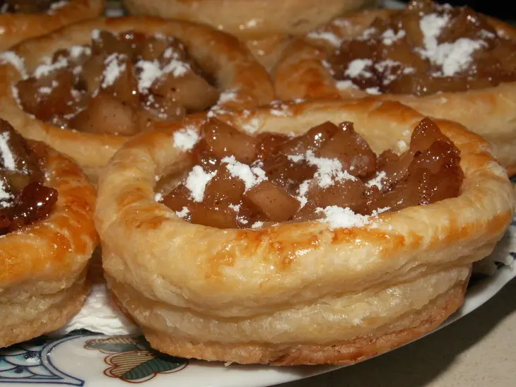 Корзиночки с яблоками в карамели: шаг 6
