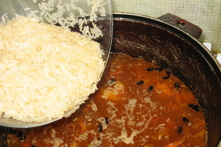 Машхурда (суп с машем и рисом): шаг 4