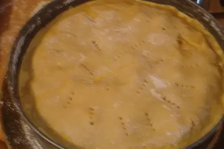 Настоящий немецкий яблочный закрытый пирог: шаг 8
