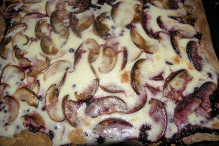 Пирог брусничный с яблоками и бананом: шаг 2