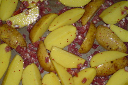 Картофель с беконом и сыром: шаг 4