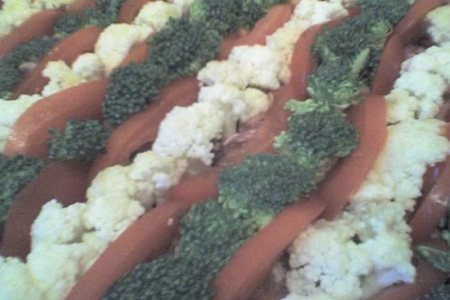 Мясная запеканка с брокколи и цветной капустой: шаг 1