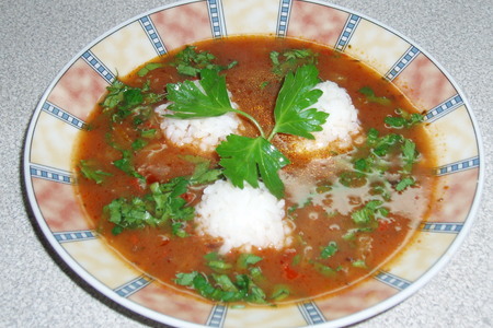 Томатный суп с тмином и рисом: шаг 5