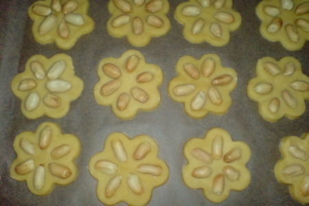 Печенье "арахисовые цветочки": шаг 5