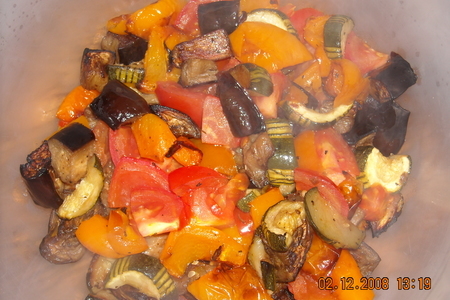 Салат из макарон с овощами и песто: шаг 1
