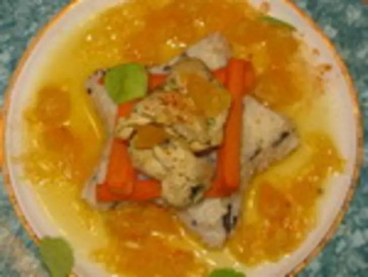Пьяный кролик с мандариновым соусом: шаг 4