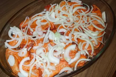 Куриные крылышки под шубой: шаг 2