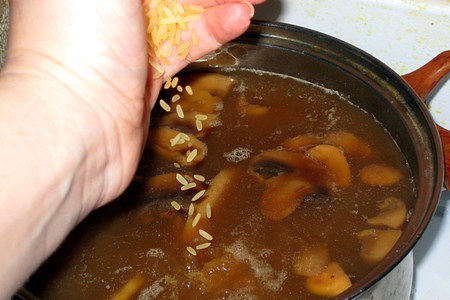 Суп из грибов ассорти из запасов.: шаг 6