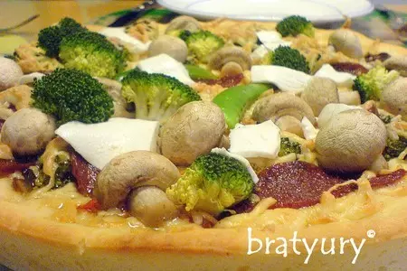 Chicago style pizza at pizzeria uno - пицца, которая мне очень понравилась: шаг 7