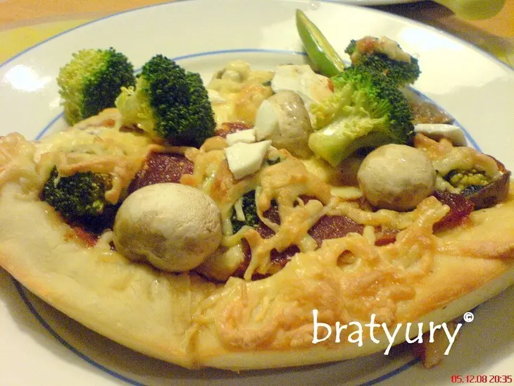 Chicago style pizza at pizzeria uno - пицца, которая мне очень понравилась: шаг 8