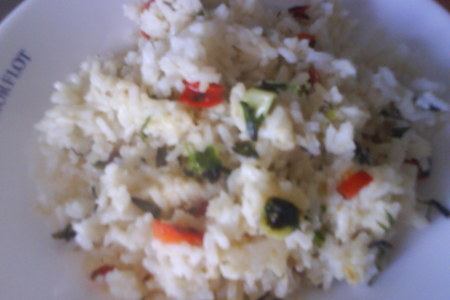 Курица с карри, рисом и зеленью: шаг 2