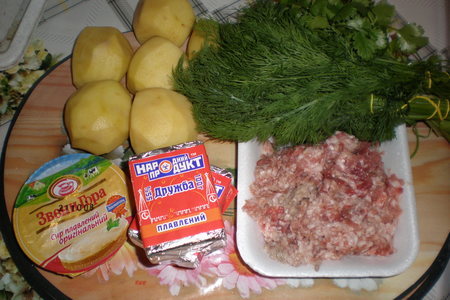 Сырный супчик с фрикадельками и сухариками: шаг 2