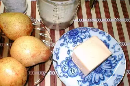 Грушевый  десерт: шаг 1