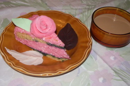 Торт "розовая мечта": шаг 2