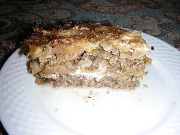 Капустная запеканка с мясом: шаг 2