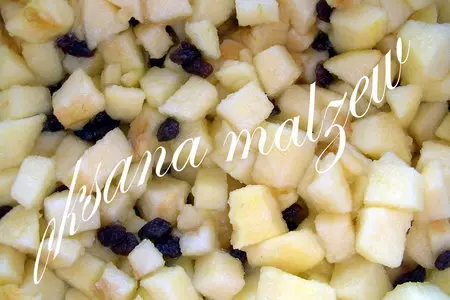 Галушки с яблоками: шаг 1