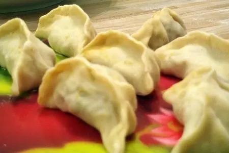 Дамплины, пельмени на пару: шаг 4