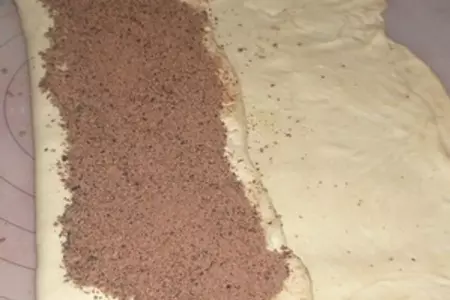 Слоеный десерт из груш с шоколадом: шаг 2