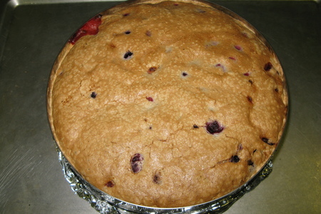 Нежнейший ягодный пирог-торт: шаг 6