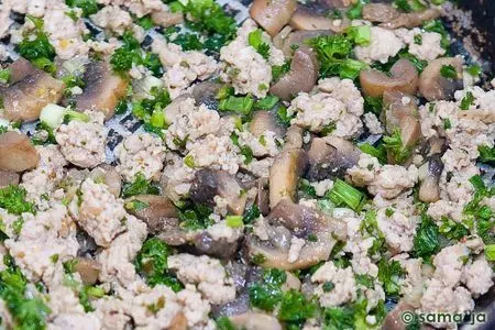 Перепечи с разными начинками: шаг 2