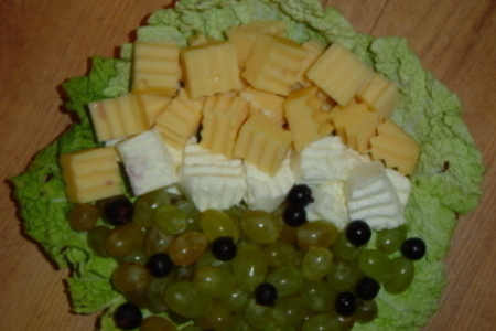 Праздничная подача сыра: шаг 2
