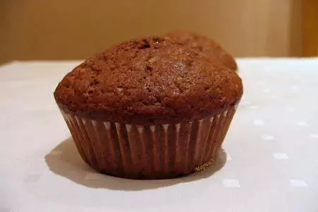 Банановые  кексы с шоколадом и орехами.: шаг 4