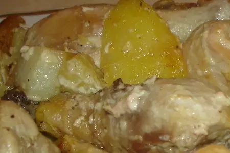 Куриные бедрышки с овощами: шаг 2