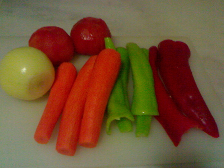 Икра овощная-витаминная: шаг 1