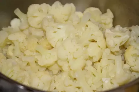 "запеканка" из цветной капусты и куриной печени: шаг 1