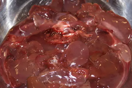 "запеканка" из цветной капусты и куриной печени: шаг 2