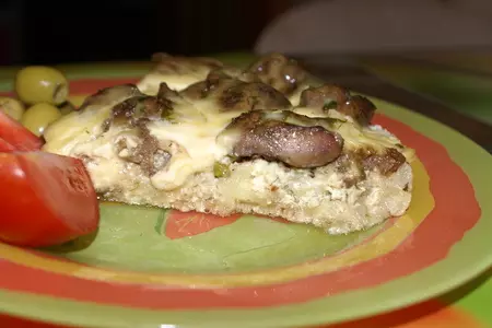 "запеканка" из цветной капусты и куриной печени: шаг 5
