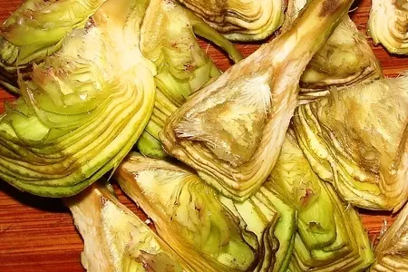 Индейка тушёная с артишоками..: шаг 3