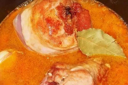 Индейка тушёная с артишоками..: шаг 5