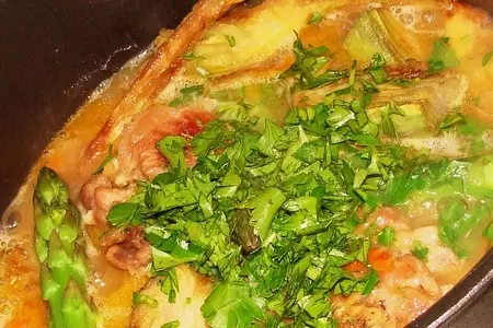 Индейка тушёная с артишоками..: шаг 6
