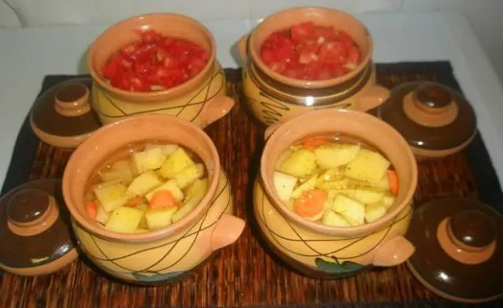Рагу в горшочках: шаг 1