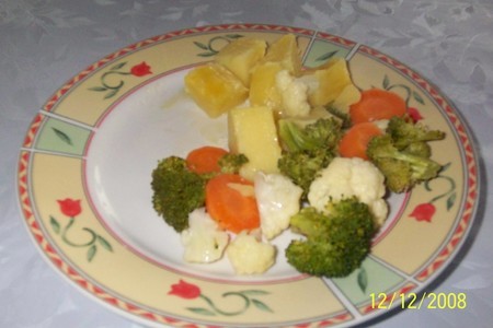 Картофель с овощами: шаг 3
