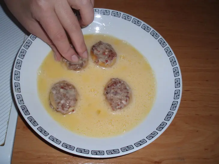 Фарширование баранки: шаг 4