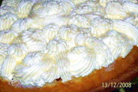Абрикосовый  торт со сливками: шаг 3